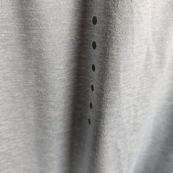 Nike Light Blue Dri-FIT Pullover Quarter Zip Long Sleeve Shirt Sz XL - Picture 6 of 10